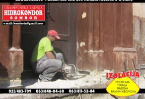 Izolacija vlaznih kuca mašinskim putem Hidrokondor Sombor